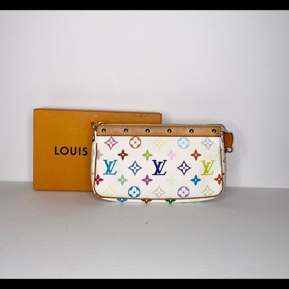❌❌SOLD❌❌ Louis Vuitton multi colour pochette. - Picture 2 of 9